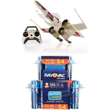 Air Hogs Star Wars Remote Control X-Wing Starfighter & Rayovac Battery Bundle