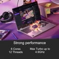 thumbnail image 3 of Lenovo 15.6" FHD LOQ Gaming Laptop,144Hz, AMD Ryzen 5 220,NVIDIA GeForce RTX 5050 (8GB GDDR7), 16GB DDR5 RAM, 512GB SSD, Windows 11 Pro, Luna Grey, 3 of 7