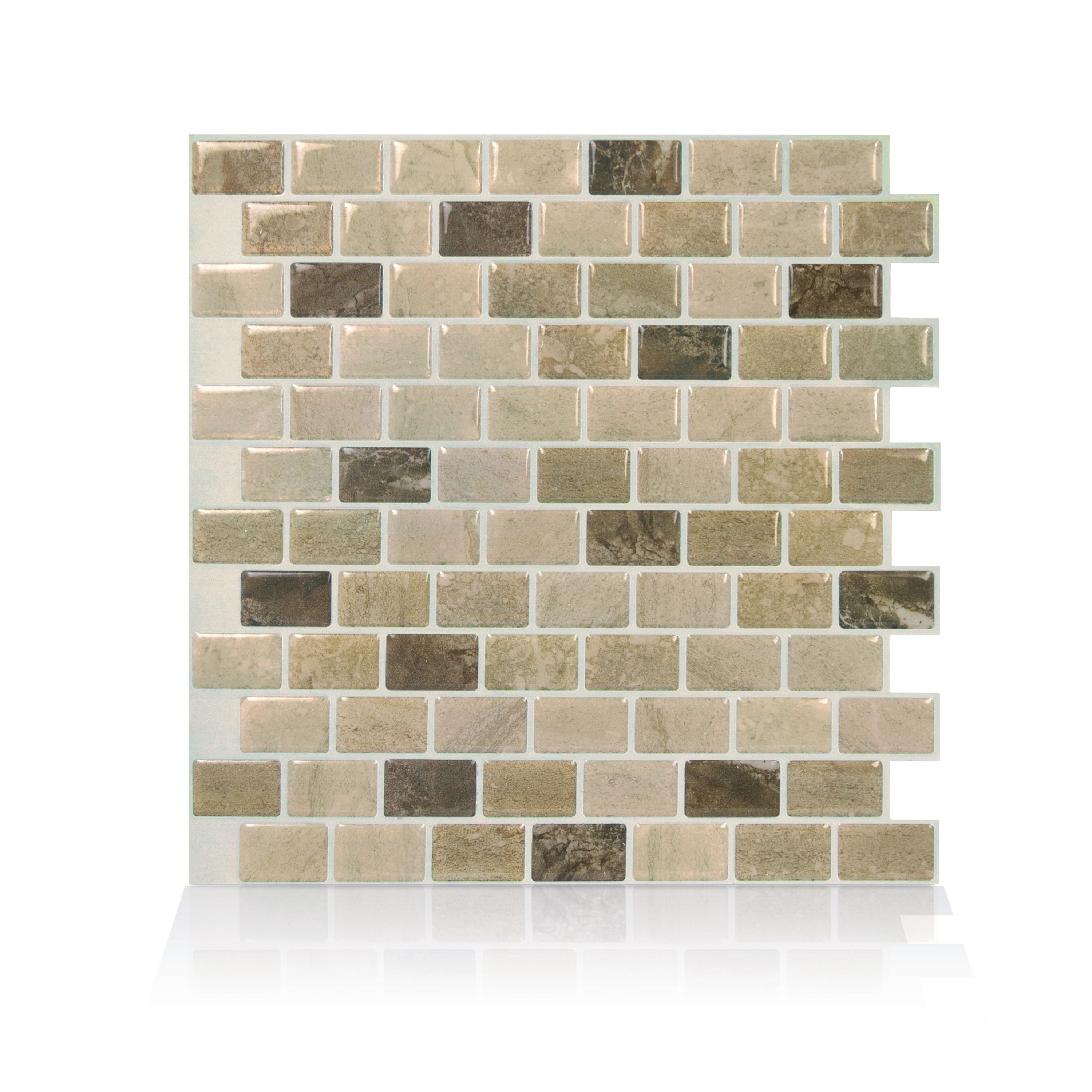 Smart Tiles 9.80 In X 9.74 In Peel And Stick Self-Adhesive Mosaic Backsplash Wall Tile - Ravenna Terra (4-Pack) - Walmart.com - Walmart.com - Smart Tiles 9.80 In X 9.74 In Peel And Stick Self-Adhesive Mosaic Backsplash Wall Tile - Ravenna Terra (4-Pack) - Walmart.com - Walmart.com