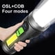 thumbnail image 1 of Linterna Led Osl+Cob Recargable Por Usb para Exteriores, Luz Brillante, 4 Modos, 1 of 7