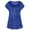 Blue, variant on PrettyGuide Women's Sequin Top Shimmer Glitter Loose Bat Sleeve Party Tunic Tops