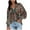 Army Green, variant on Karight Womens Button Down Shirt Long Sleeve Blouse