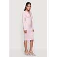 thumbnail image 2 of Women's Double Rhinestone Bow Keyhole Midi Dress, 2 of 3