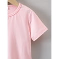 thumbnail image 4 of Girls' Summer Short Sleeve "Little Capybara Drinking Milk Tea" Print T-Shirt Leisure Outing Tees, Casual Cute Tee, Comfy Top, Summer Cool Gift, 4 of 6