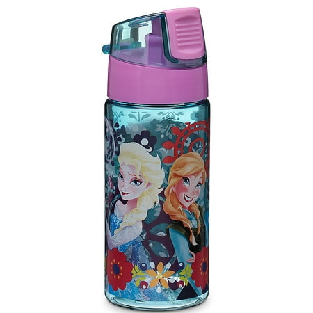 Disney Frozen Anna & Elsa Flowers Water Bottle