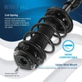 thumbnail image 3 of Detroit Axle - 12PC Front Struts & Coil Springs Lower Control Arms Sway Bars Inner Outer Tie Rods w/Rack Boots for 2000-2005 Toyota Echo, 3 of 9