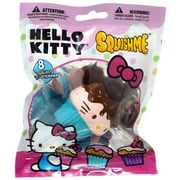 Hello Sanrio Squishme Pink Cupcake with Blue Wrapper Squeeze Toy
