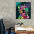 thumbnail image 3 of Epic Graffiti 'Pit Bulls will steal your heart' by Dean Russo, Canvas Wall Art, 26"x30", 3 of 8
