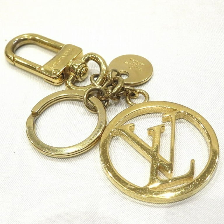 Louis-Vuitton-Bag-Charm-LV-Circle-Key-Chain-Key-Charm-Gold-M68000