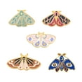 thumbnail image 2 of Broches de solapa jinwen colección de pines de polilla 5 piezas, 2 of 8