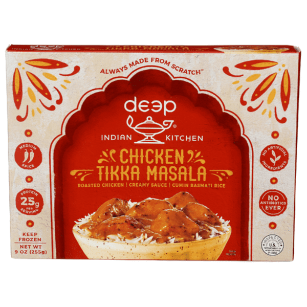 1+ Deep Indian Kitchen Chicken Tikka Masala with pen