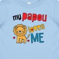 thumbnail image 4 of Inktastic Papou Loves Me Grandson Lion Boys Baby T-Shirt, 4 of 5