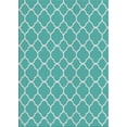 thumbnail image 1 of Ahgly Company Indoor Rectangle Patterned Light Sea Green Novelty Area Rugs, 8' x 10', 1 of 1