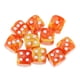 thumbnail image 4 of Dados de 6 Caras -dix Colores - Dados Acrílicos de 16 Mm , Naranja + amarillo CUTICAT Juego de dados de 6 caras, 4 of 8