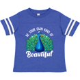 thumbnail image 3 of Inktastic Peacock Girls Toddler T-Shirt, 3 of 5