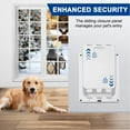 thumbnail image 3 of Puerta Automática De Perros, Resistente A La Intemperie Fácil De Instalar Silicona Puerta De Entrada A Mascotas De Colgajo Transparente Para Interiores Para Interiores Y, 3 of 7