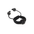 thumbnail image 2 of Gem Stone King Stunning High Shine Black Crystal Pave Disco Ball Adjustible Ring, 2 of 2