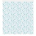 thumbnail image 3 of Ambesonne Blue Shower Curtain, Watercolor Raindrops, 69"Wx84"L, Blue White, 3 of 5