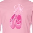 thumbnail image 4 of Inktastic Ballet Shoes, Ballet Slippers, Ballet Dance, Pink Long Sleeve Youth T-Shirt, 4 of 5