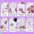 thumbnail image 3 of Juego de 62 piezas de cinta nano para burbujas, cinta nano de doble cara de 3 m, 2 rollos de cinta de burbujas de colores, kit de juguetes de cinta de burbujas mágicas, kit de manualidades con cinta, 3 of 7