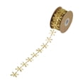 thumbnail image 1 of Abbracc Christmas Ribbon DIY Crafts Creative Accessories 32.80ft Rope Wedding Decoration Gold Snowflakes, 1 of 9