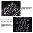 thumbnail image 4 of 5 Sheets Acrylic Diamond Alphabet Stickers Self-Adhesive Pretty Alphabet Sticker, 4 of 7
