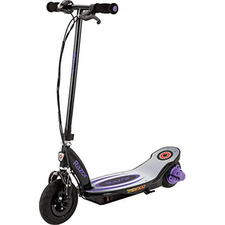 Razor Power Core E100 Electric Scooter - Purple, 8" Pneumatic Front Tire, Up to 11 mph, for Kids Ages 8+ and Up to 120 lbs., Unisex
