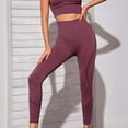thumbnail image 2 of CHUMUD High Waisted Leggings for Women - Tummy Control Pants Workout Soft Gradient Yoga Pants, 2 of 5