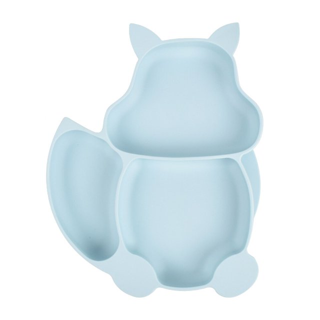 Juego de cubiertos de silicona suave para bebé, juego de seguridad con ventosa, tazón, taza, babero, cuchara, tenedor, cubiertos antideslizantes, bandeja de alimentación para niños, sin BPA, 2022