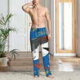 thumbnail image 6 of Lsque Shark With Sunglasses and Lobste Print Men's Pajama Pants, Lounge Pant - Comfortable Home Wear,Elastic Waistband, Stylish Design-Large, 6 of 9