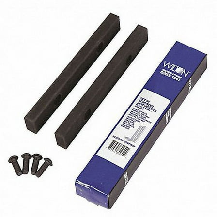 Wilton Serrated Vise Jaws,Steel 2908100P