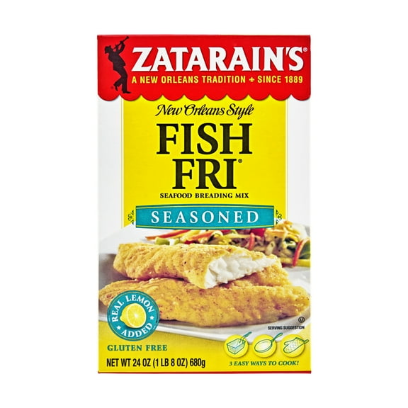Zatarain's Gluten Free Seasoned Fish Fri, 24.0 oz Box
