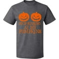 thumbnail image 2 of OXI T-Shirt - Halloween Starting Pumkins, Basic Casual T-Shirt for Men's and Women Fleece T-Shirt Short Sleeve - Graphite Heather X-Large, 2 of 3