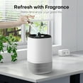 thumbnail image 5 of KLOUDIC Air Purifier for Home Bedroom, Hepa 3-in-1 Filter Cleaner with Aromatherapy Function for Better Sleep, Smoke, Pet Dander, Odor, Dust, Office, White, 5 of 7