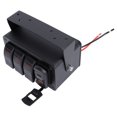 thumbnail image 1 of 3 Gang Rocker Switch Panel PD Type C and QC 3.0 USB  with Voltmeter Waterproof for Cars, UTV, Trucks, Trailers, Motorhomes, Yachts, Aluminum, 1 of 7
