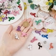 thumbnail image 4 of 50PCS 10 Colors Breast Cancer Awareness Lapel Pins Ribbon Enamel Pins Alloy Badges Hope Ribbon Lapel Pins, 4 of 7