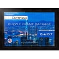 thumbnail image 2 of ArtToFrames 15.4x10.7 Inch - 39x27 CM Black Puzzle Frame for 300 piece Puzzles.1.13 Inch Custom Wood Puzzle Frames, Black - Comes with Regular Glass, 2 of 5