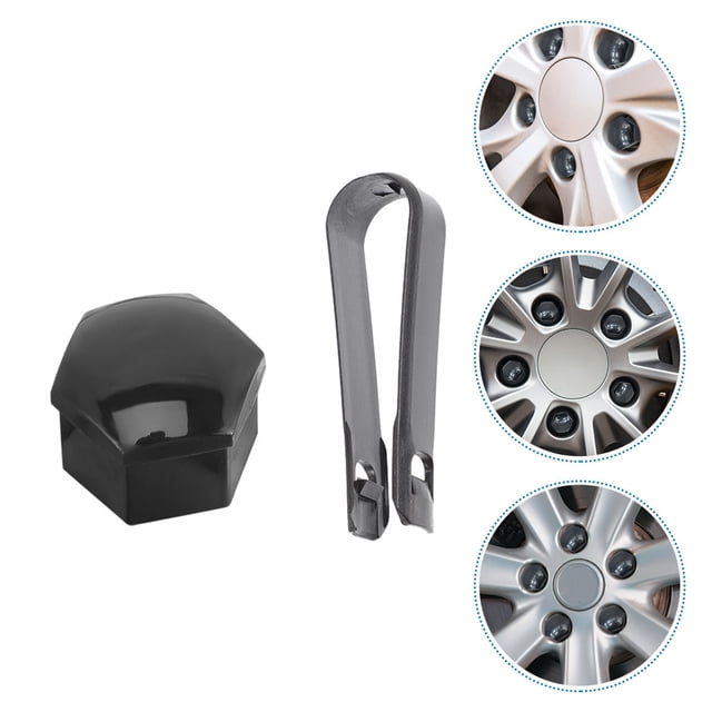 WHAMVOX 40Ud Tapas Protectoras Para Tornillos De Neumáticos Color Negro De Alta Calidad