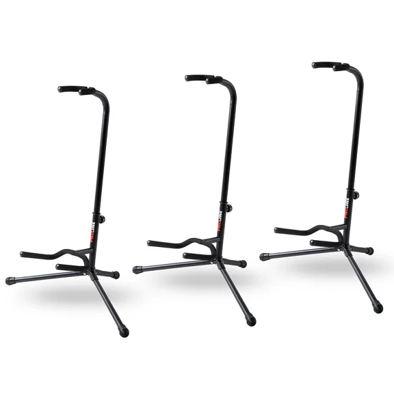 GS1E Classic Guitar Stand for Acoustic & Electric Guitars 3-Pack
