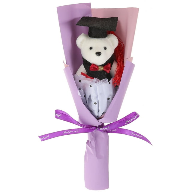 1Pack Graduation Bear Bouquet For Graduates And Friends Decorative Gift