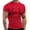 Red, variant on Prolriy Athletic Workout Shirts for Men Summer High Elasticity Breathable Sports Tight Short Sleeve Pattern Print Fitness Top Compression Shirt Men, Mens Shirts Green M