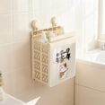 thumbnail image 2 of Huanglei Strong Suction Wall Mounted Shower Caddy Rustproof Bathroom Storage Organizer With Hook (7 Styles), 2 of 4