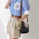 thumbnail image 5 of Bolso bandolera pequeño para teléfono móvil para mujer, cartera de cuero, 5 of 5