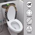 thumbnail image 2 of HELLHERO St. Patrick's Fits All Toilet Shapes Elastic Fabric Toilet Seat Cover Stretch Toilet Seat Cover Replacement & Stays in Place for Bathroom Supplies, 2 of 5