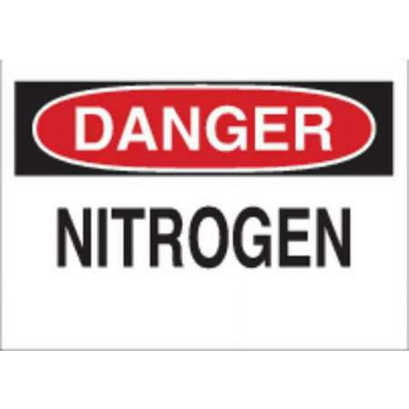 BRADY 22331 Danger Sign, 7 x 10In, R and BK/WHT, ENG