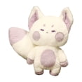 thumbnail image 1 of Zorros de peluche, lindos muñecos de zorros de peluche, decoración para el hogar, ligeros y suaves. Pequeño violeta blanco, 1 of 9