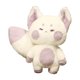 thumbnail image 1 of Zorros de peluche, juguetes de peluche, suministros para abrazar, decoración de habitación, lindos muñecos de peluche de zorros Pequeño violeta blanco, 1 of 9