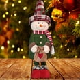thumbnail image 1 of Figuras de muñecas navideñas, adornos decorativos navideños, adornos navideños, decoración navideña, decoración navideña para dormitorio, escritorio Muñeco de nieve navideño M, 1 of 10