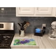 thumbnail image 3 of New Jersey Violet in Watercolor Glass Cutting Board Large 12 in x 15 in, 3 of 5