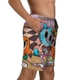 thumbnail image 3 of Amazing World of Gumball Men's Swim Trunks Quick Dry Beach Board Shorts with Pockets Mesh Lining Bathing Suits, 3 of 7